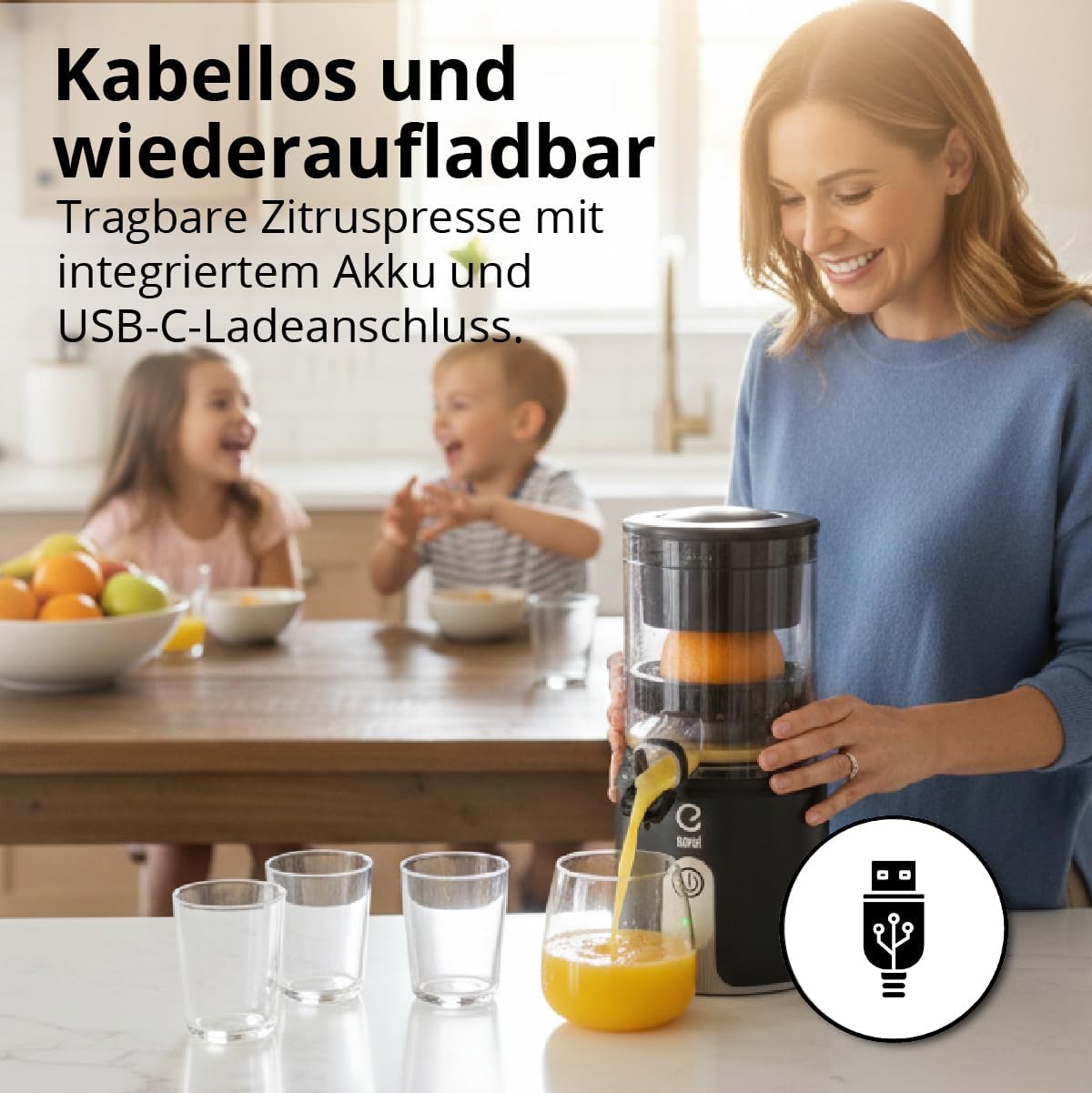 Elektrische Zitruspresse