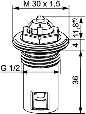 Thermostat-Oberteil 4324-03.301