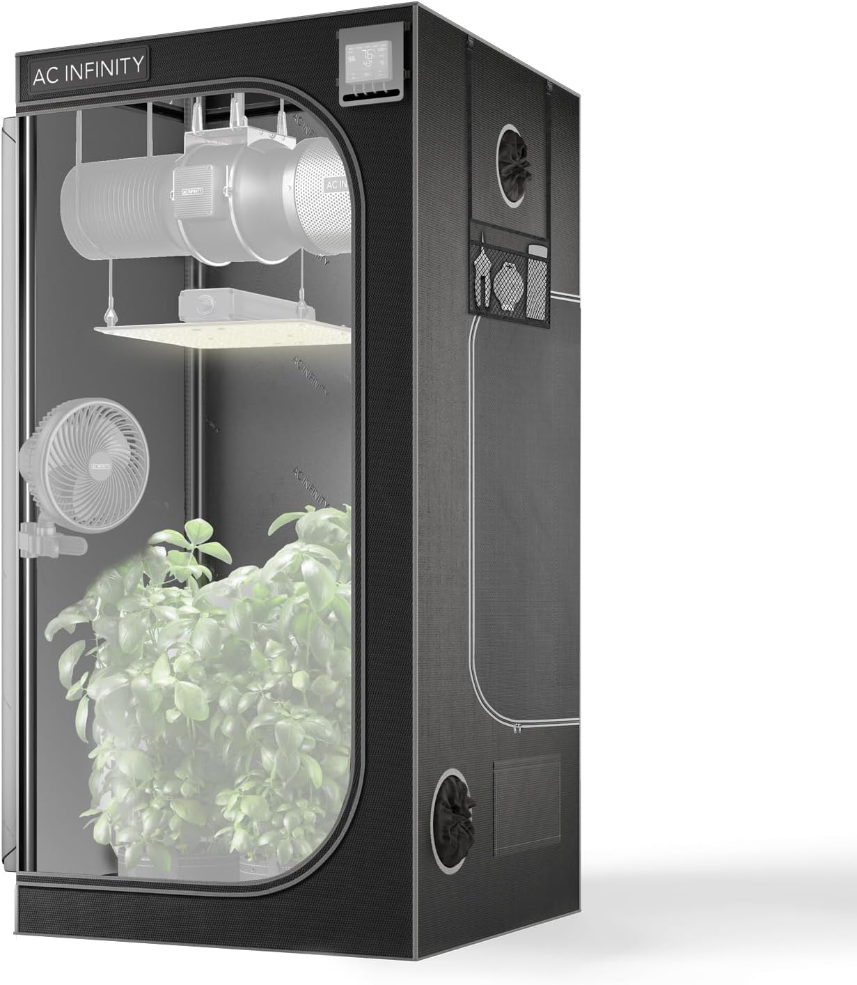 CLOUDLAB 733 Grow-Zelt, 90 × 90 × 180 cm