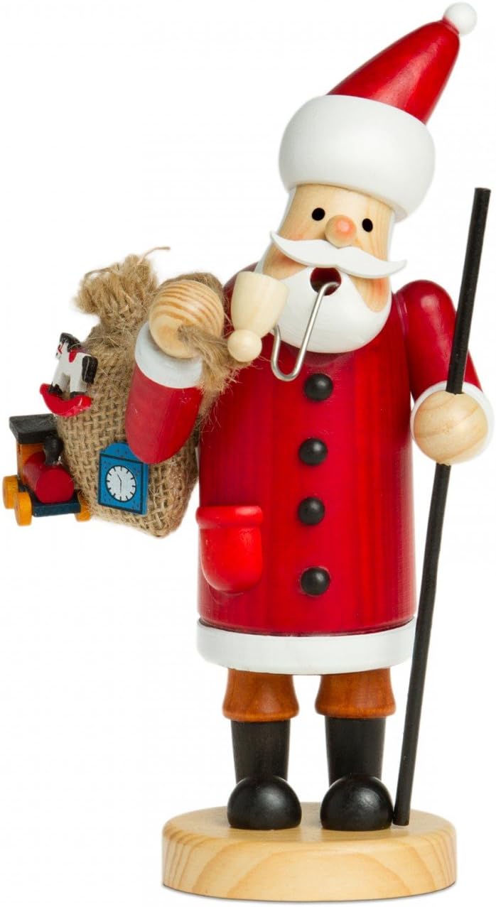 Räuchermännchen Weihnachtsmann, Höhe ca. 15 cm A01 Rot - Weihnachtsmann