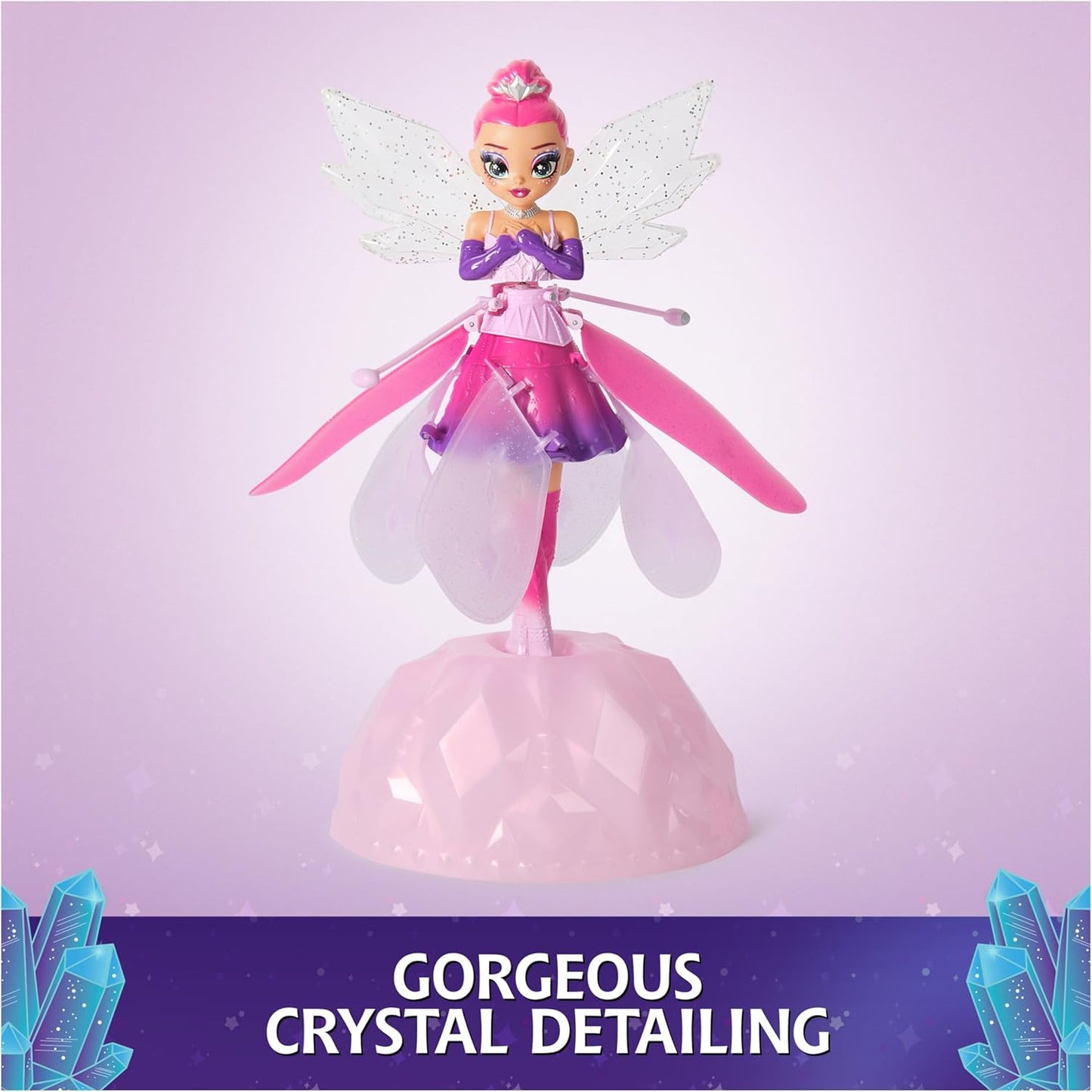 Crystal Flyers Magische Flugdoll mit Kristallflügeln