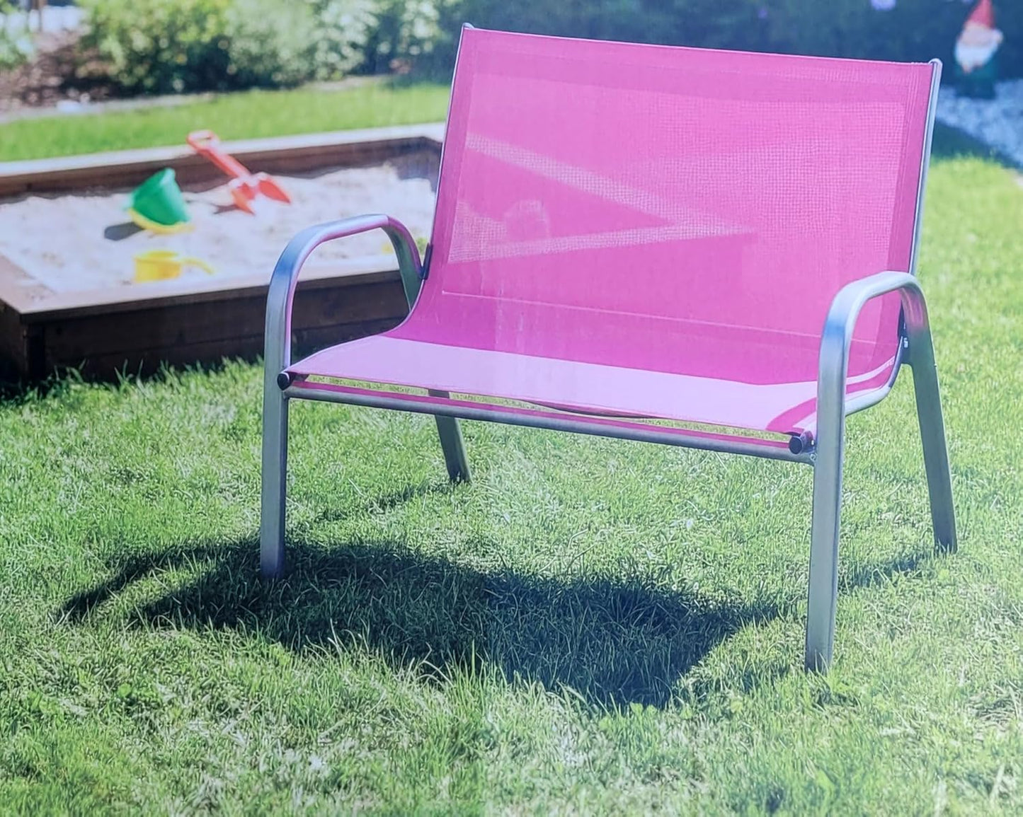 Gartenbank für Kinder, Rosa / Pink