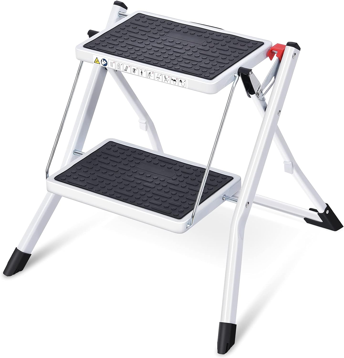 Tritthocker, Weiss, 2 Stufen