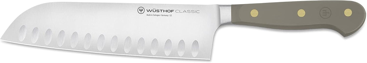 Classic Santokumesser, Velvet Oyster 17 cm