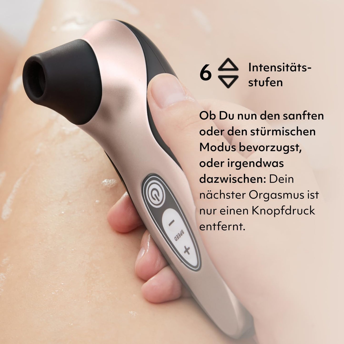 Pro40 Klitoris Stimulator mit 6 Intensitätsstufen, Roségold