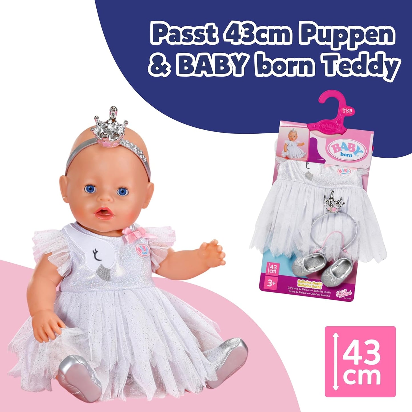Ballerina-Outfit für Puppen