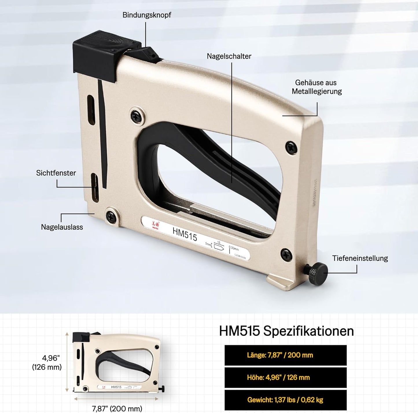 Hand-Punktetreiber HM515 für Bilderrahmen
