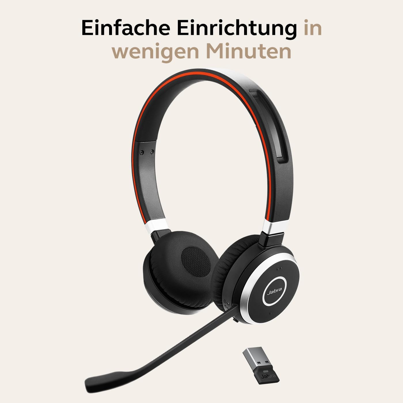 Kabelloses Stereo-Headset mit Geräuschunterdrückung Evolve 65 SE UC Duo, Stereo Neue Ausgabe Zweite Auflage (2022) Alle Plattformen