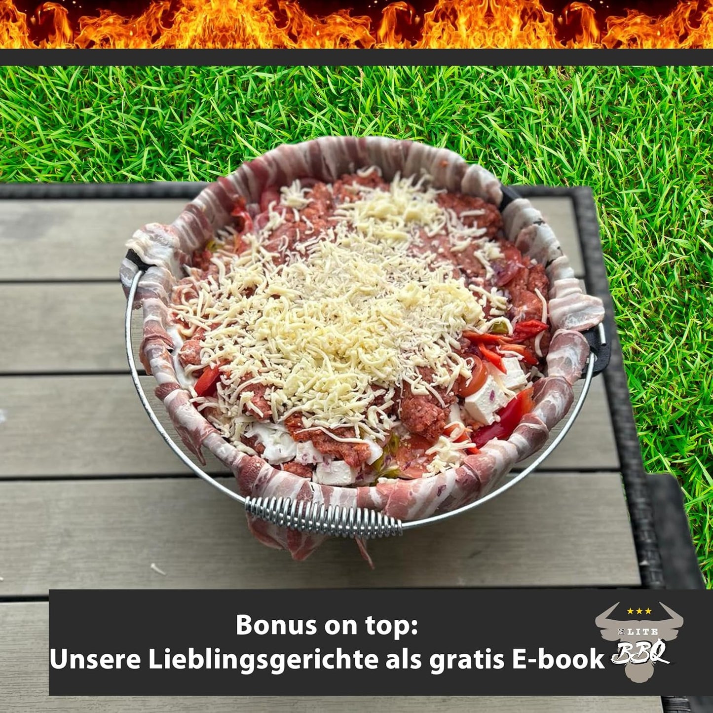 Dutch Oven-Set mit Füssen