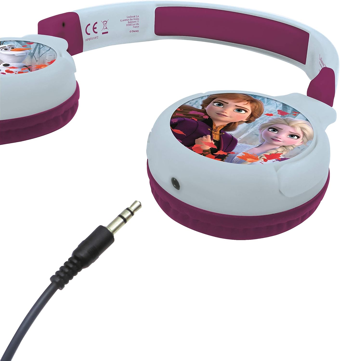 2-in-1 Bluetooth-Kinderkopfhörer Disney Frozen, Die Eiskönigin