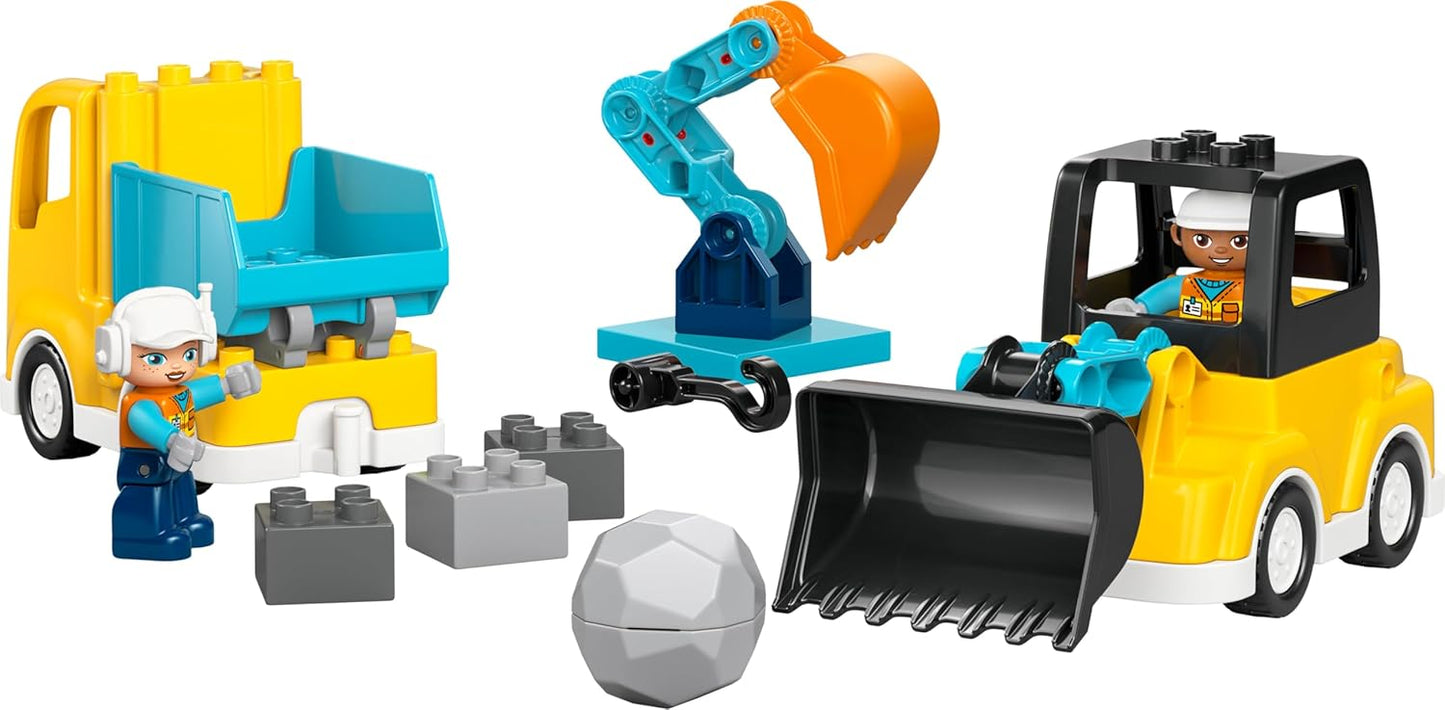 3-in-1 Baufahrzeuge-Set