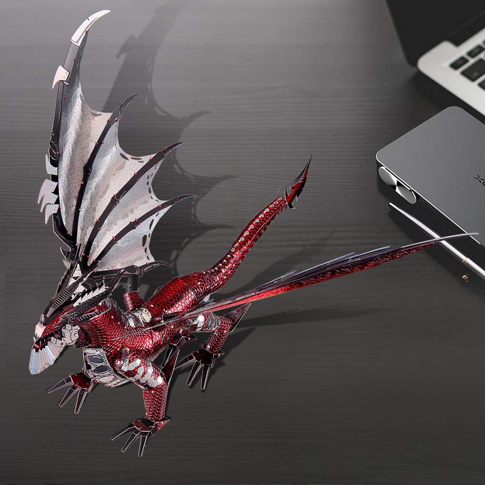 3D-Modellbausatz Schwarzer Drache, Der schwarze Drache