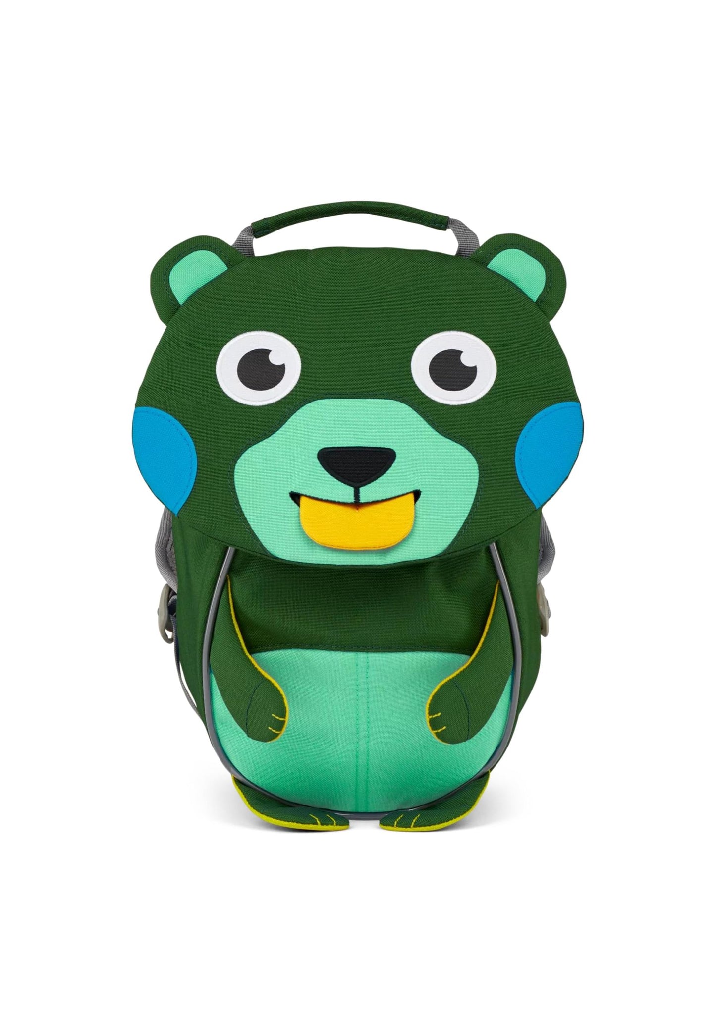 Ergonomischer Kindergarten-Rucksack Kleiner Freund, Einheitsgrösse Kreativ Bär - Grün