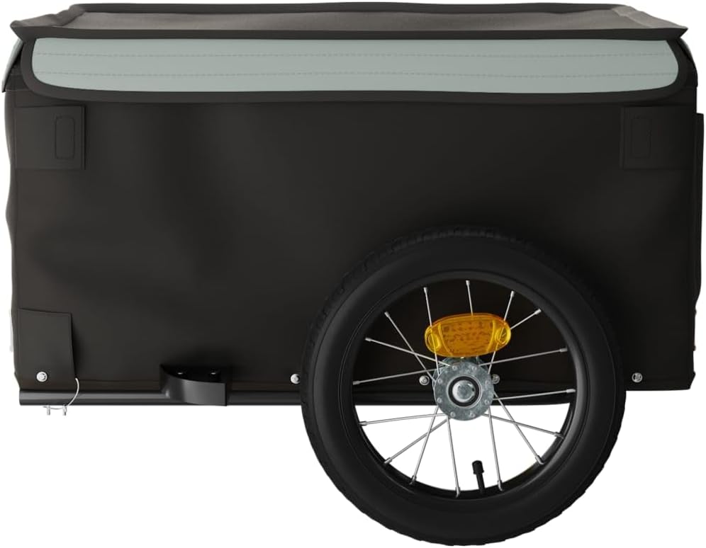 Lastenanhänger Velo, Grau 120 x 54 x 44 cm
