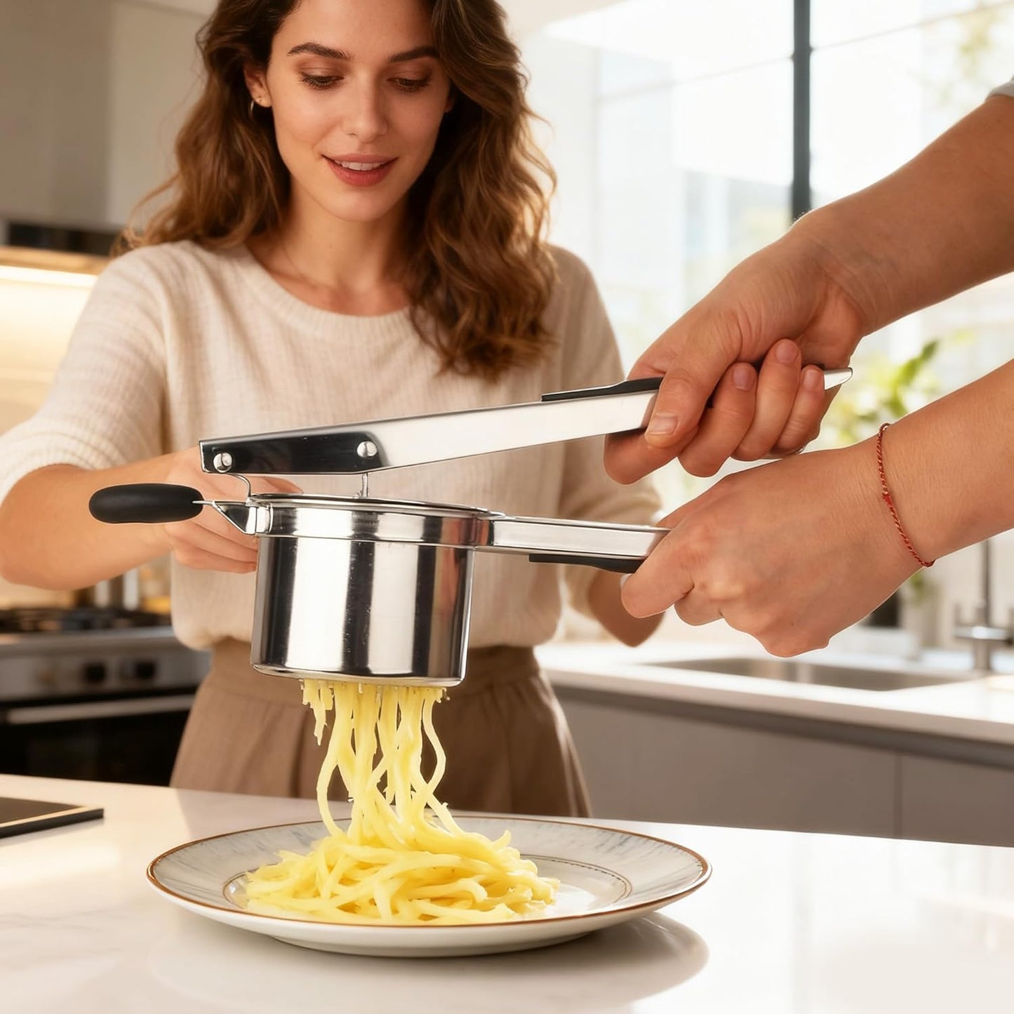 Spätzlepresse und Kartoffelpresse