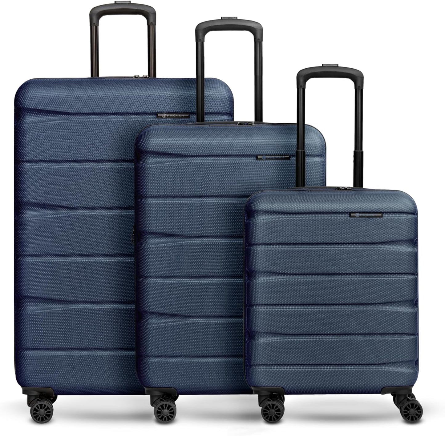 Kofferset 3-teilig mit Dehnfalte, Dark Blue Dull Kofferset (3-teilig) erweiterbar