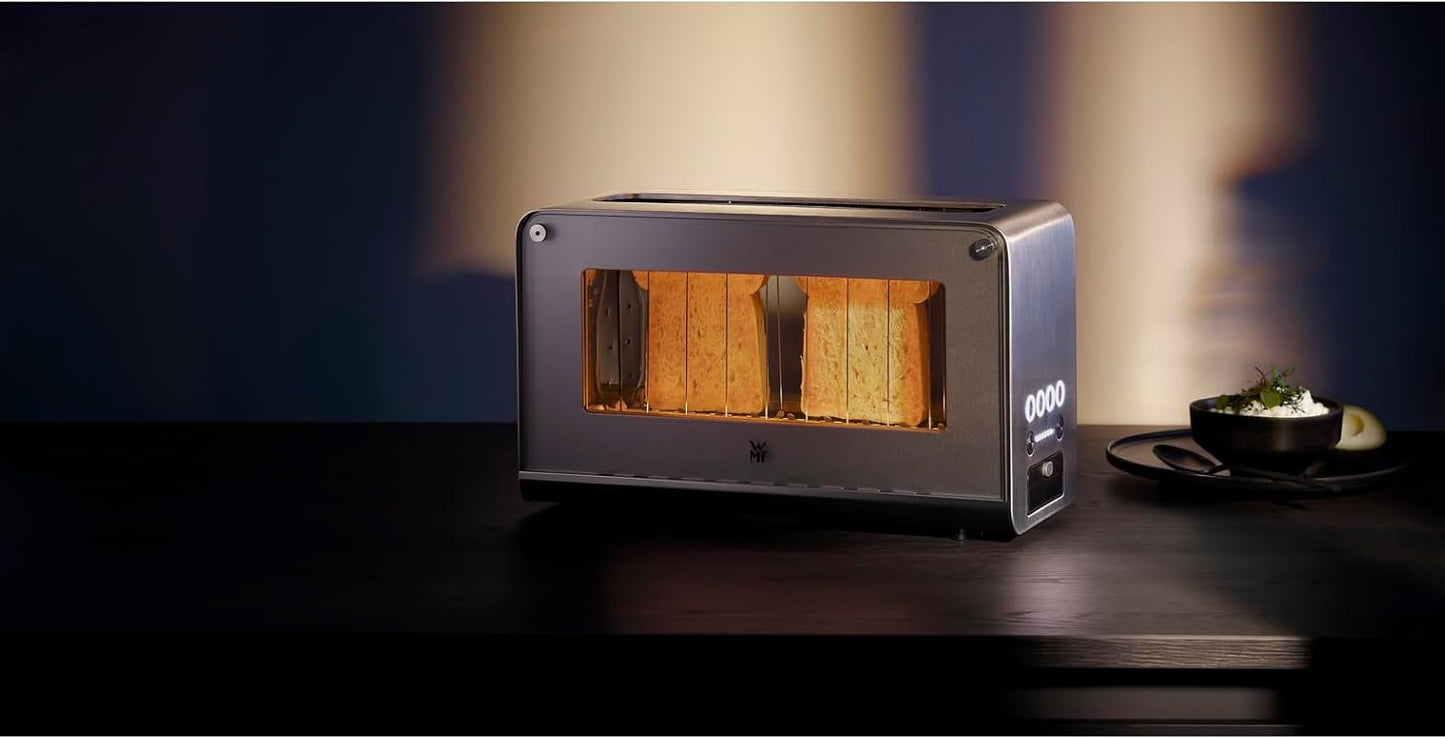 Lono Langschlitztoaster mit Brötchenaufsatz