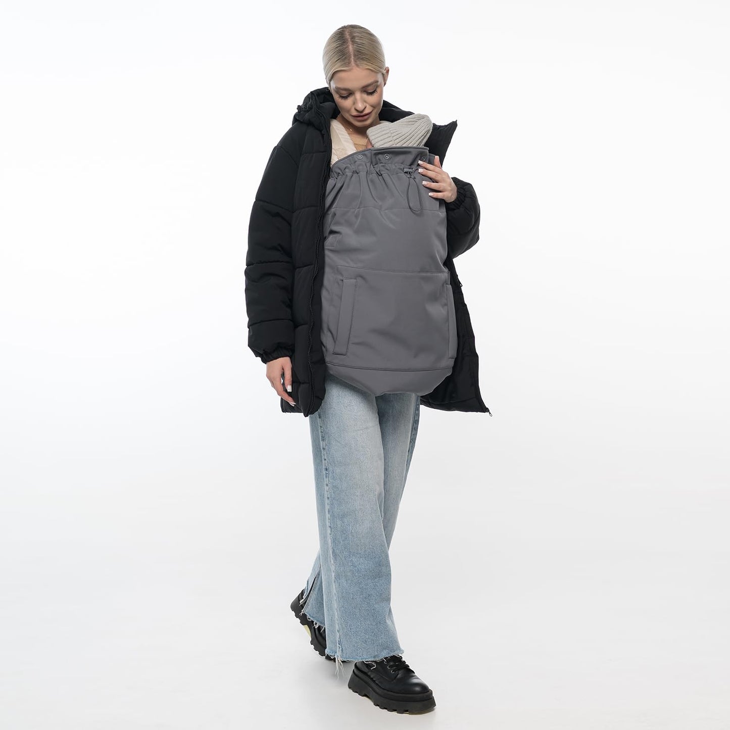 Allwetter Babytrage-Cover, Grey