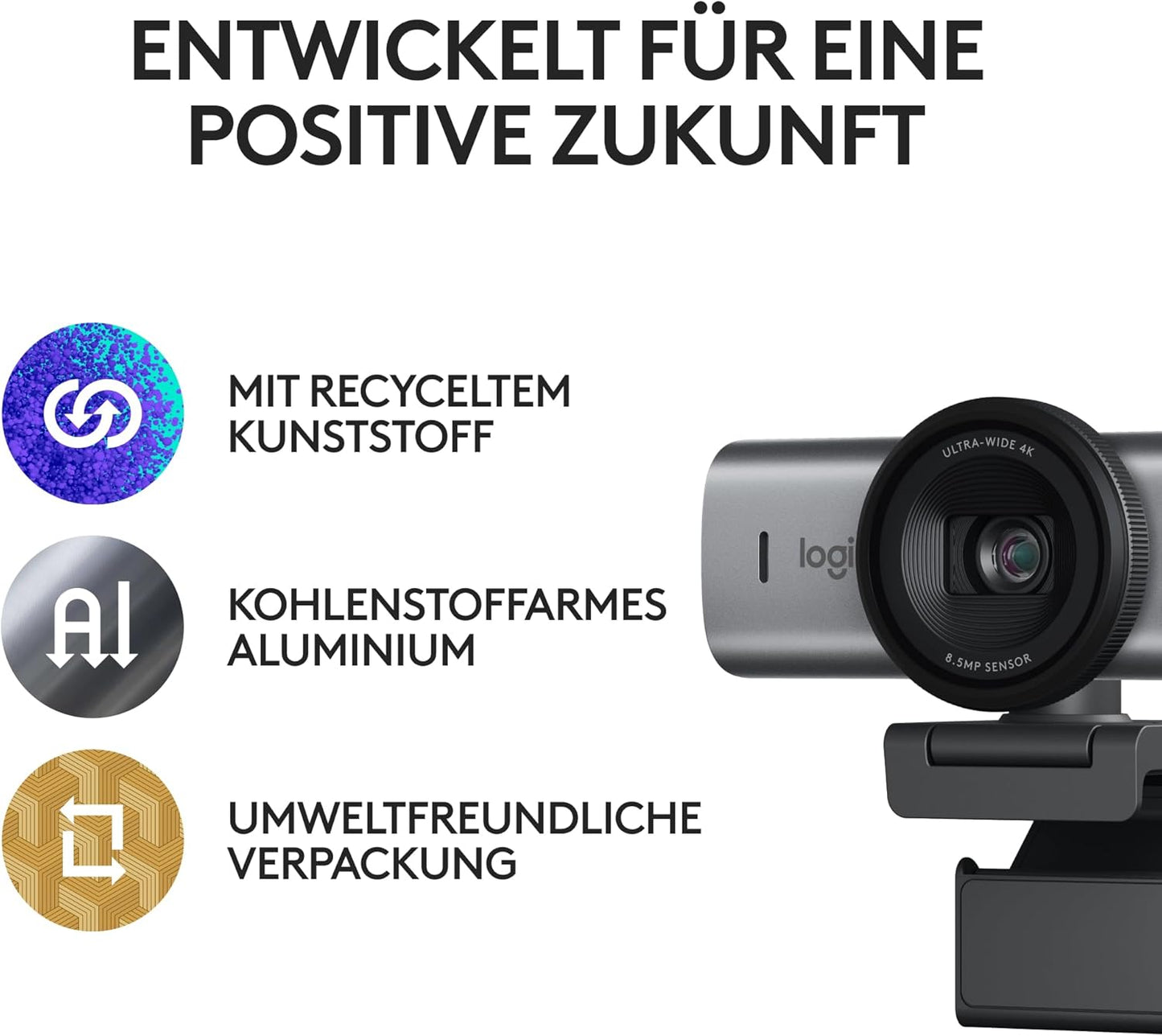 MX Brio 4K Streaming-Webcam