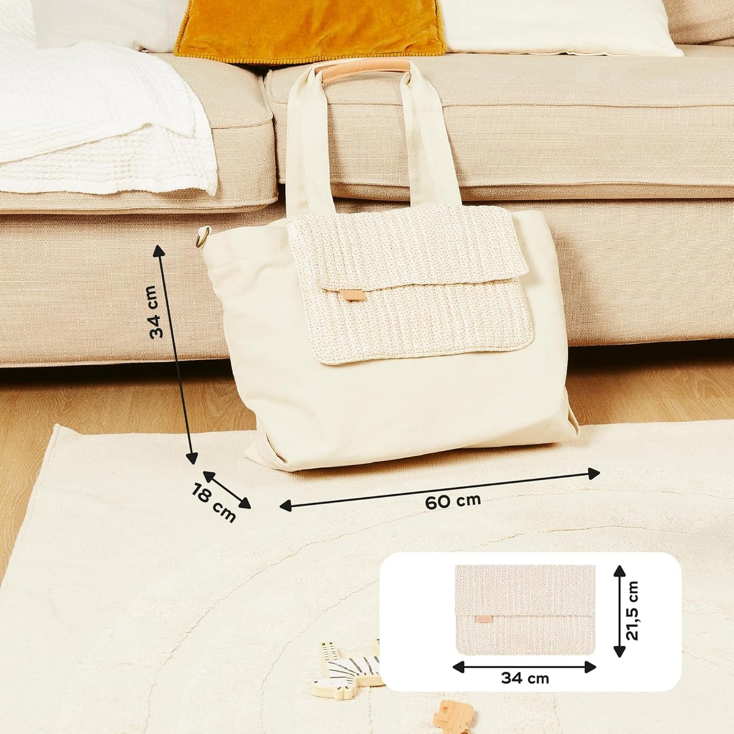 Tote Bag, Beige