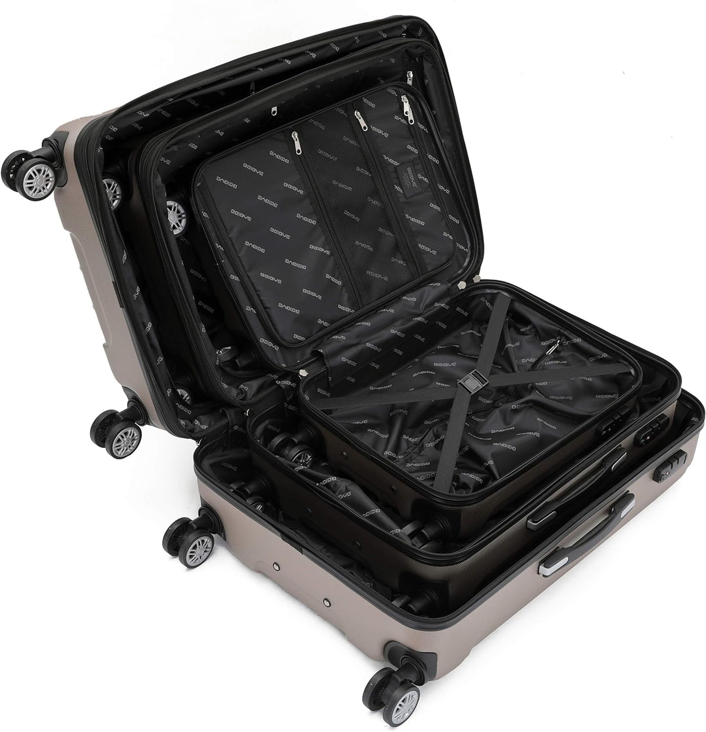 Reisekoffer Set 2080, Champagner, Set
