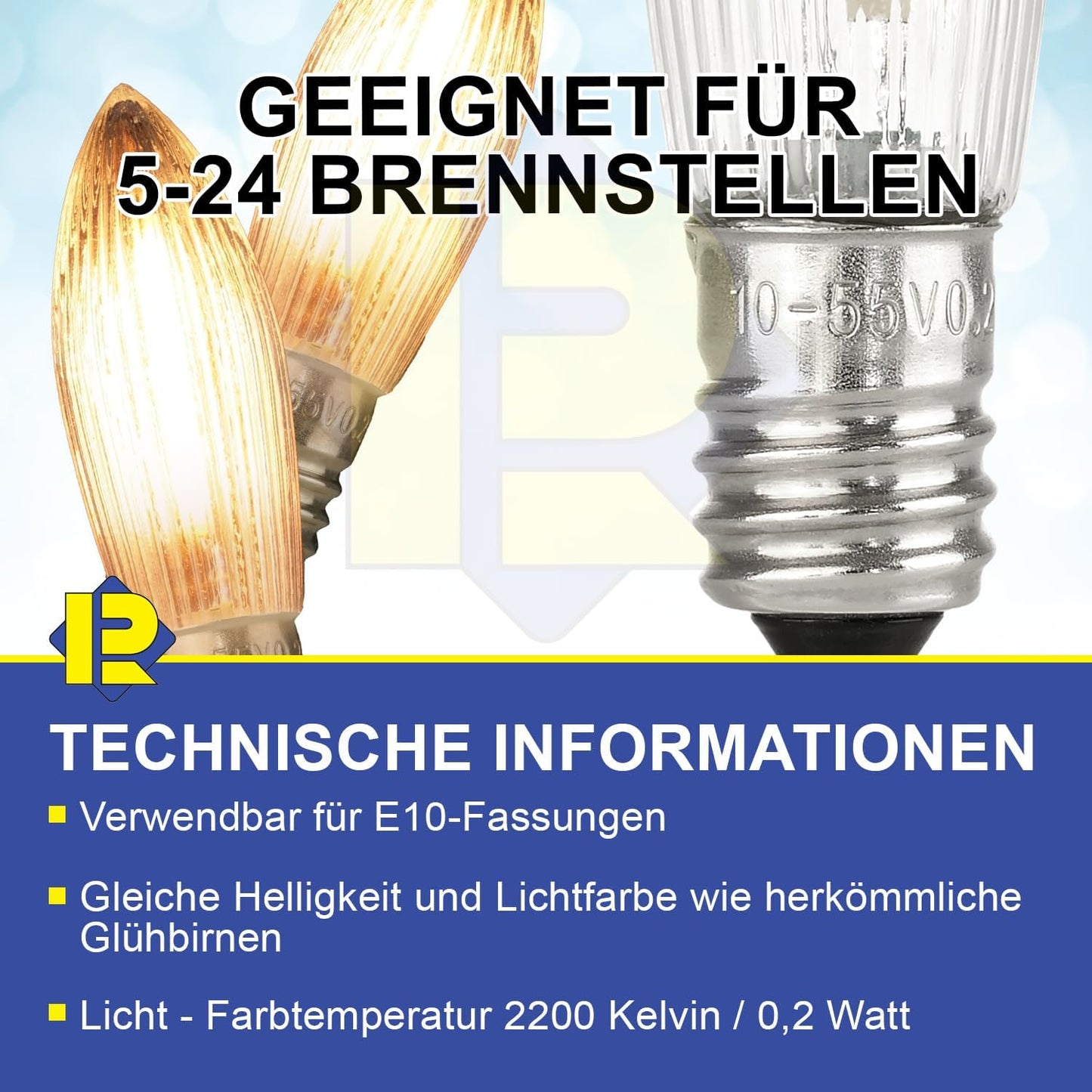 LED-Spitzkerzen, 10