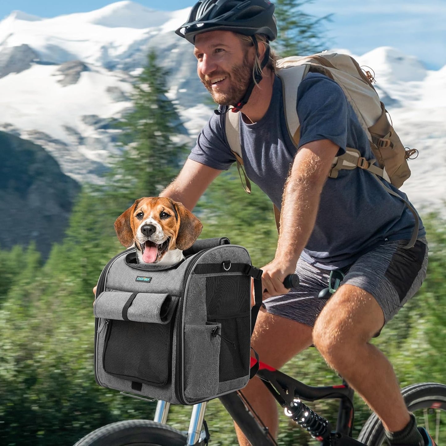 Faltbarer Hundevelokorb bis 10 kg
