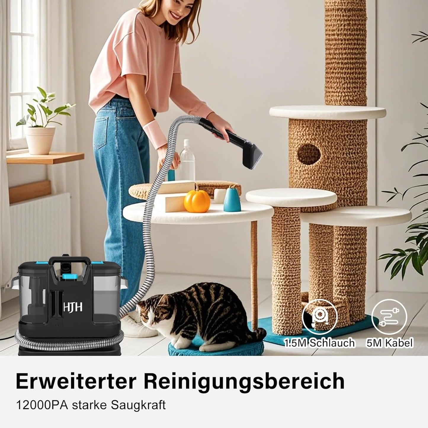 Teppich- und Polsterreiniger VC01, Black