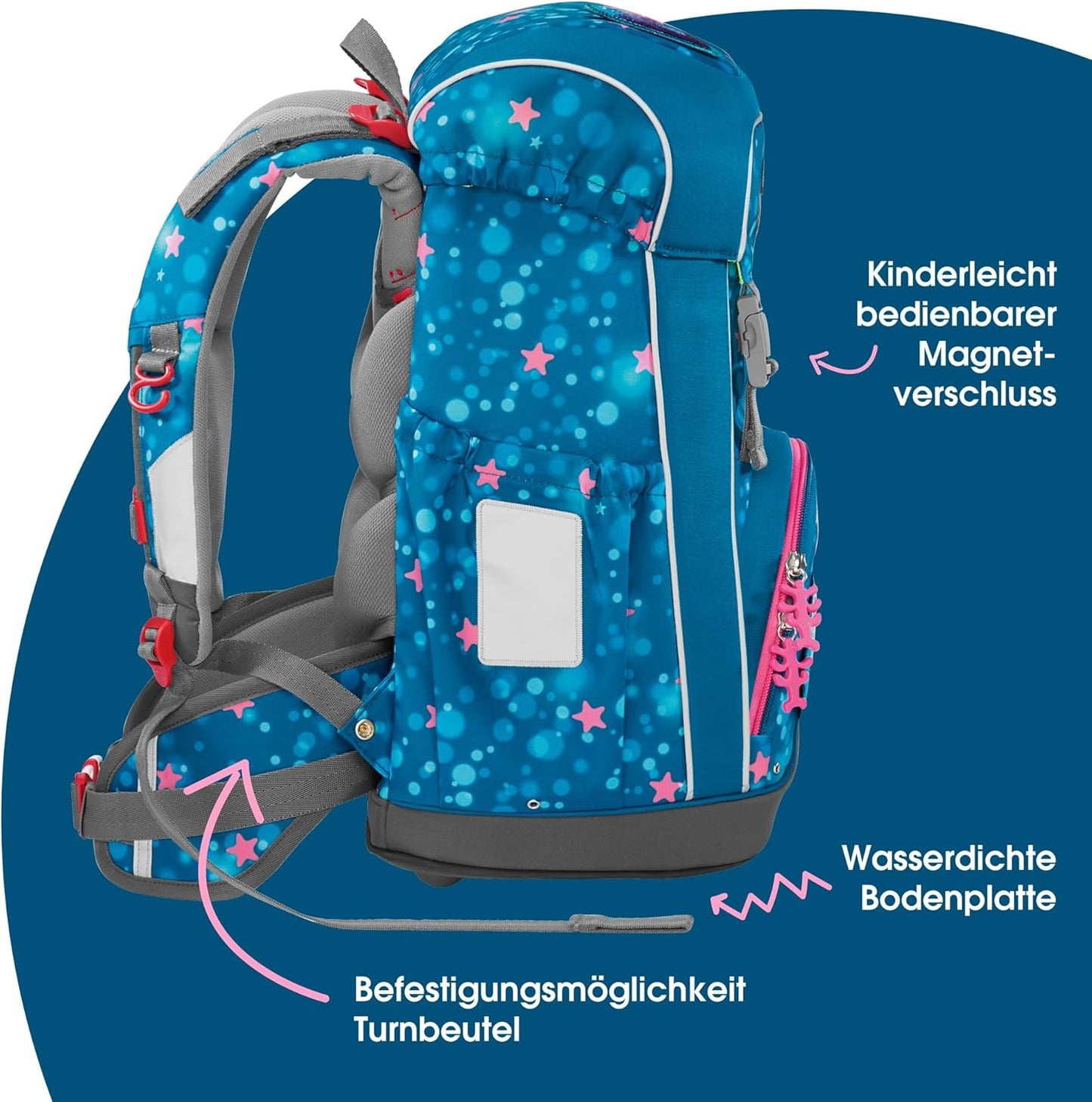 5-teiliges Giant Schulranzen-Set, Mermaid Lola