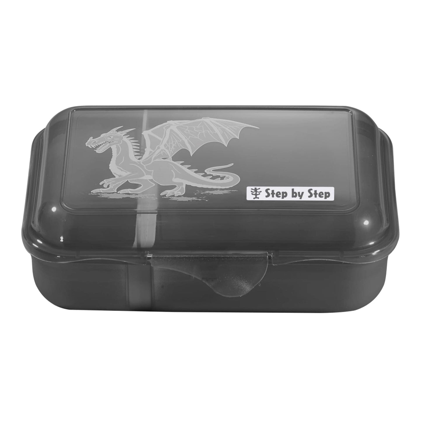 Brotzeitbox mit Klickverschluss, Dragon Drako - Schwarz - Rot