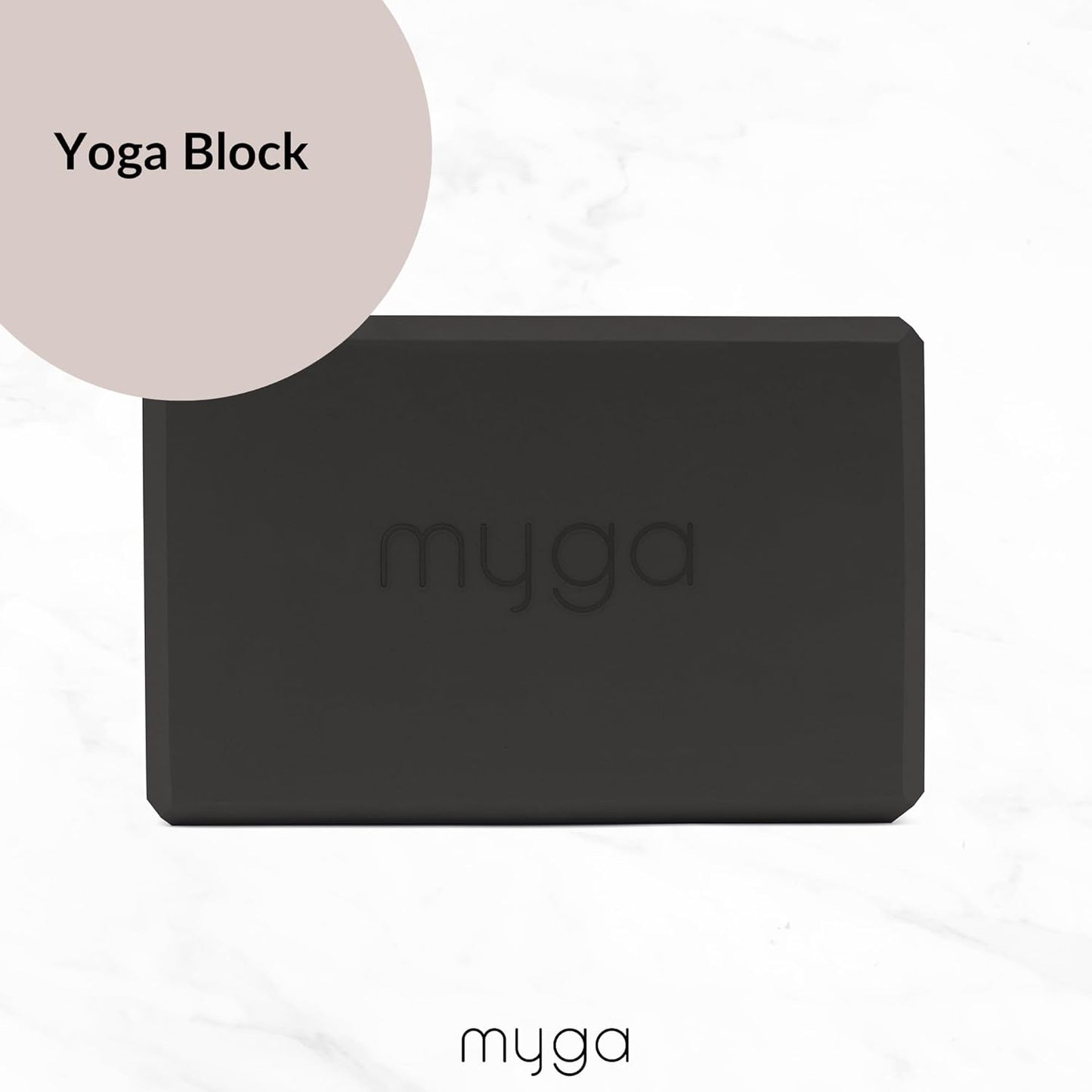 Yoga-Starter-Set mit Matte, Blöcken & Gurt, Schwarz