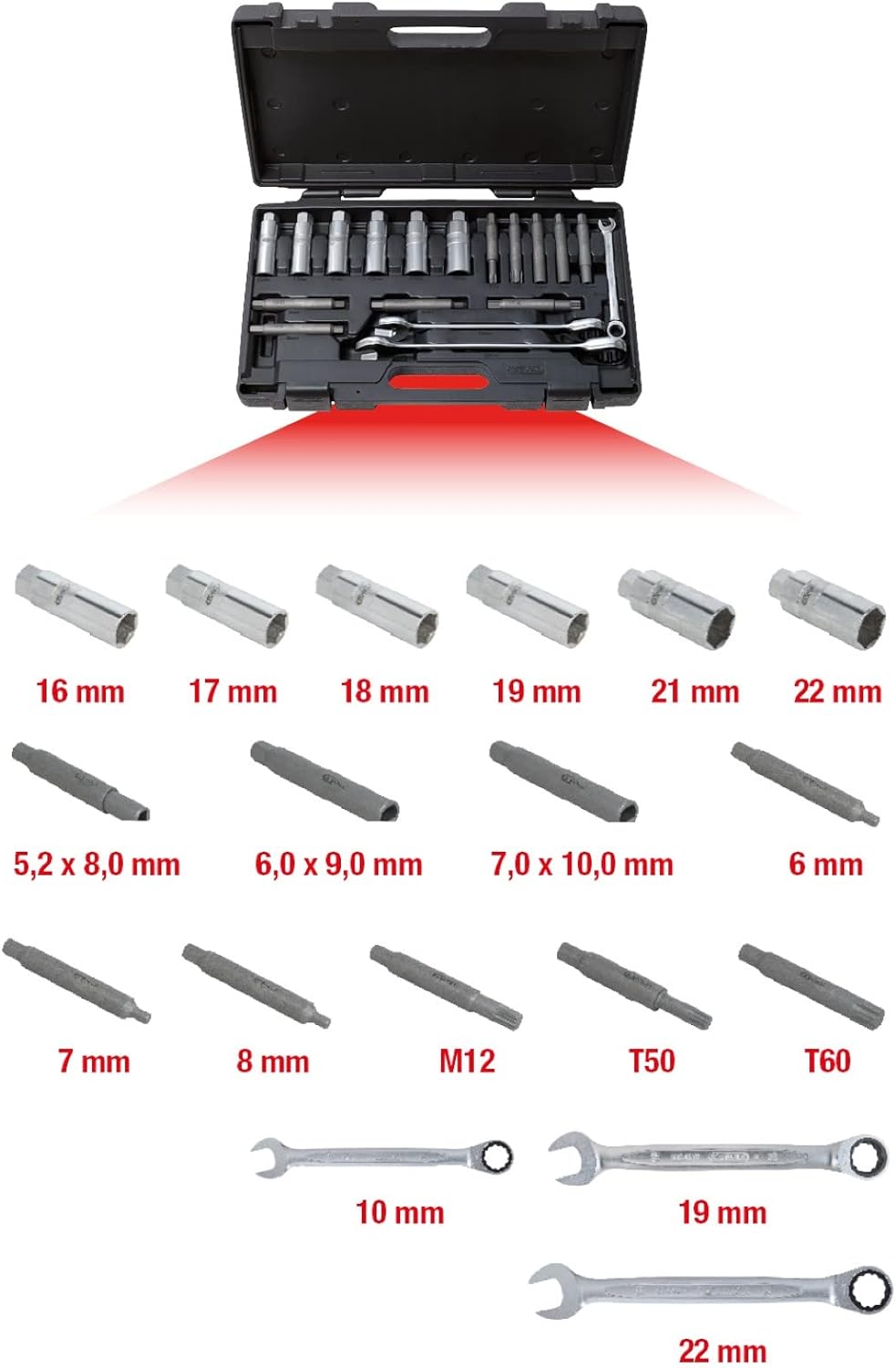 Universal Stossdämpfer-Basis-Werkzeug-Satz 150.9430