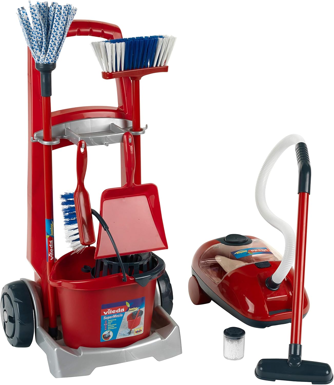Kinder-Putzset mit Spiel-Staubsauger, Vileda Besenwagen