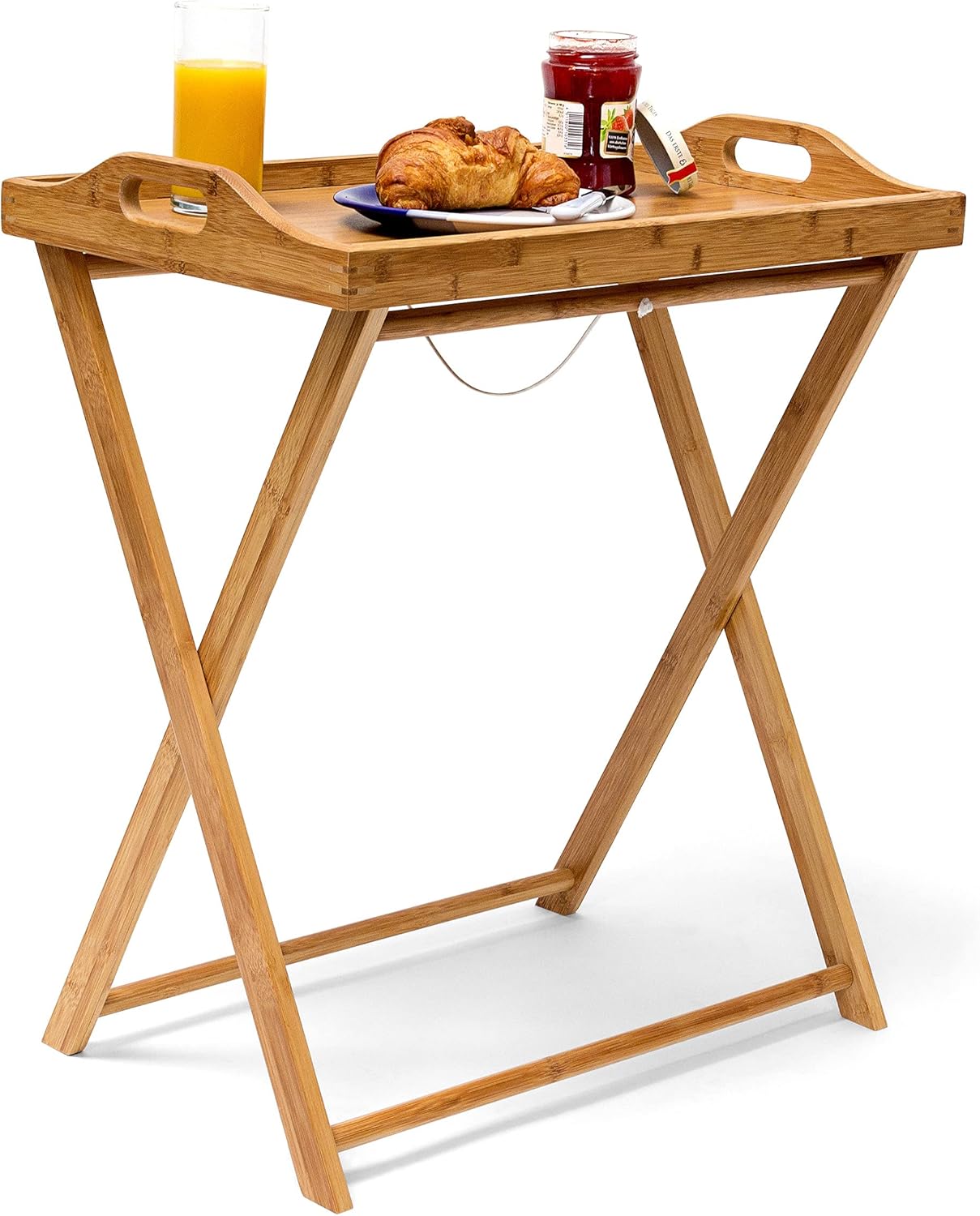 Tabletttisch Bambus, Single