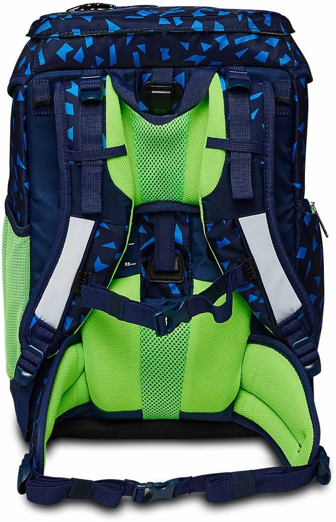 Ergonomisches Schulranzen-Set 4-teilig, Blau