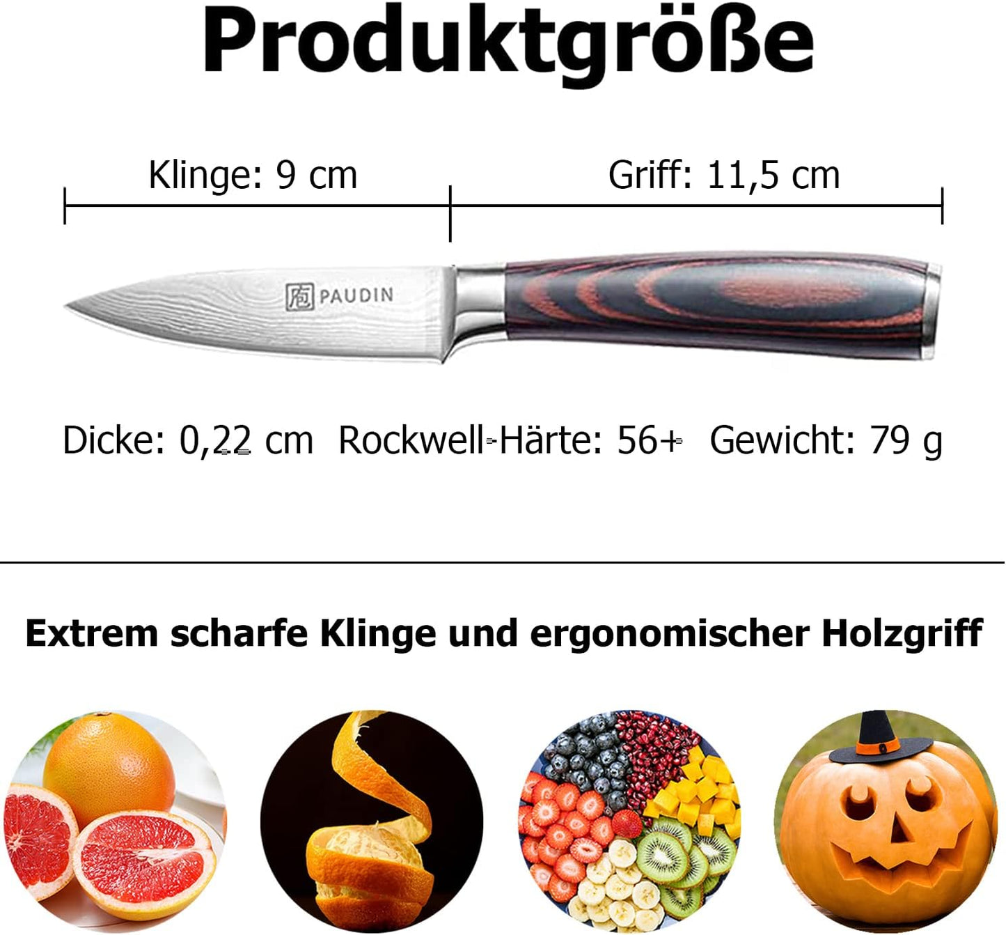 Gemüsemesser, Gemüsemesser 9 cm