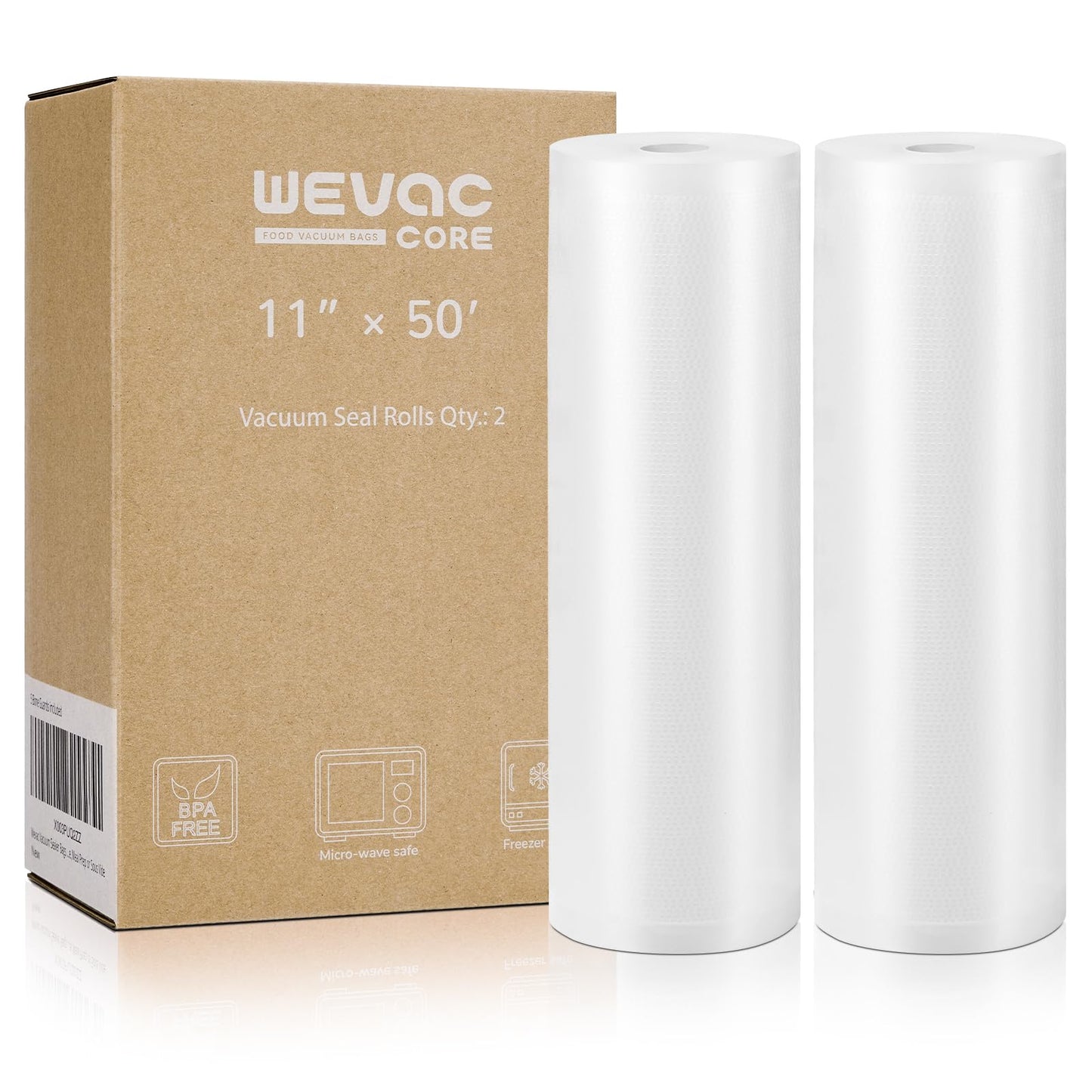Sous Vide Vakuumbeutel-Rollen, 2 Rollen 28x1500cm