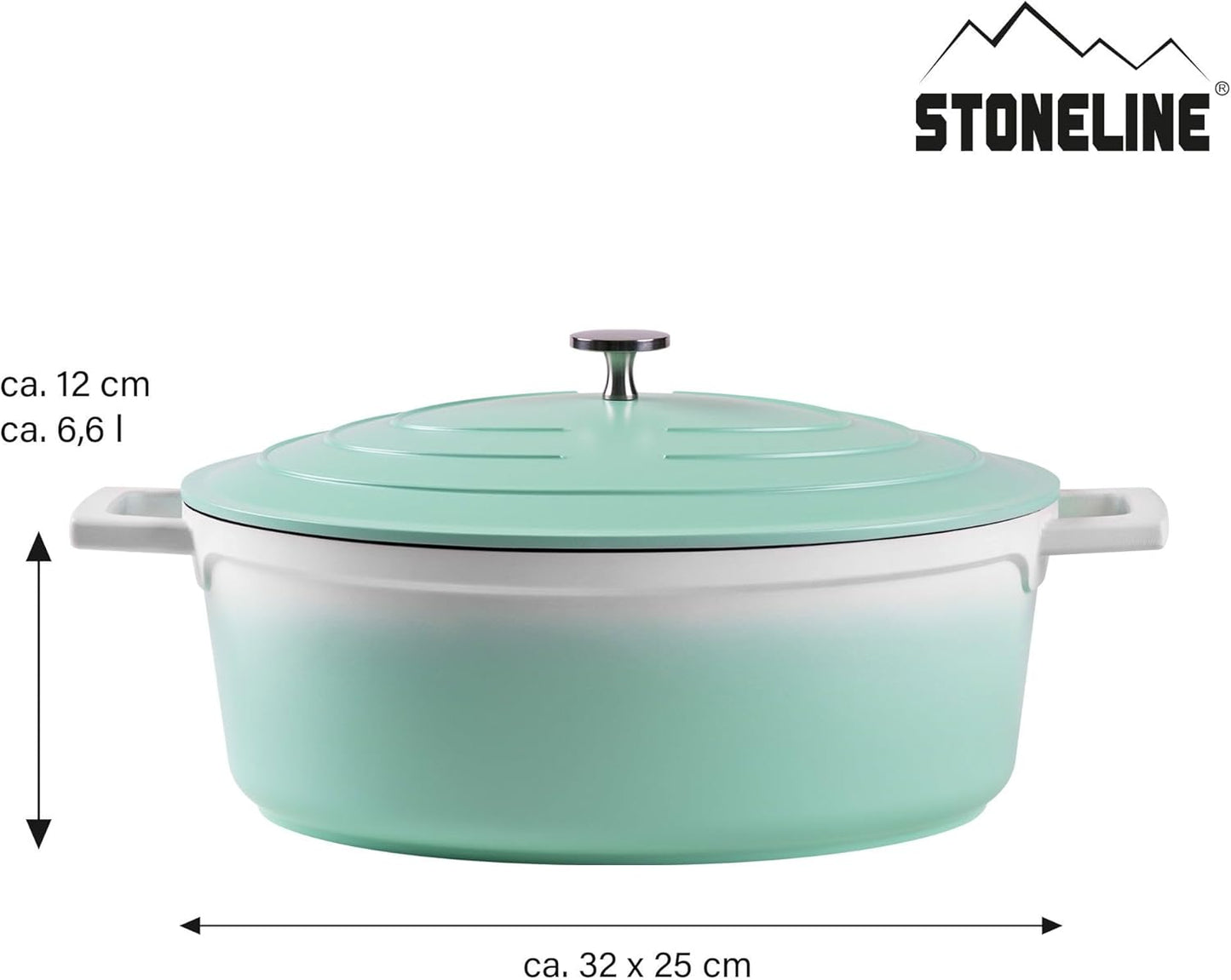 Cocotte Bräter, 32 cm Mint
