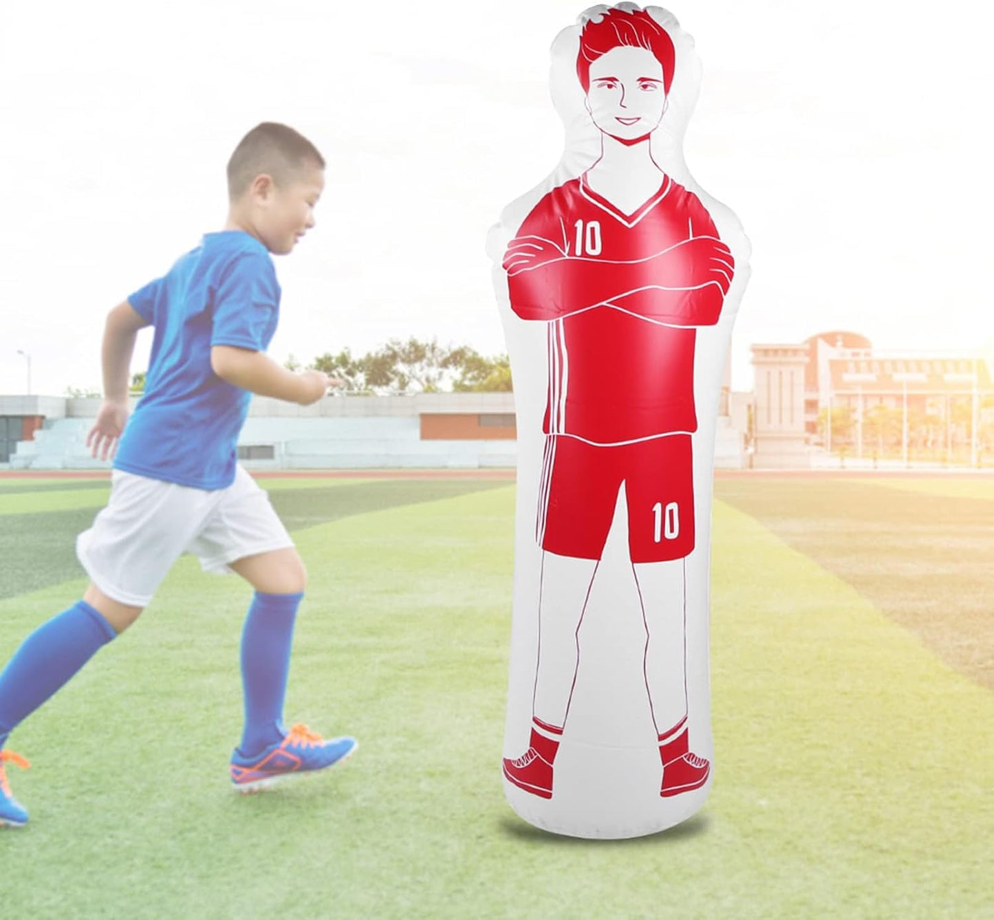 Fussball-Trainings-Dummy, Rot