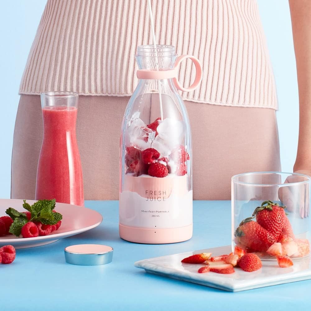 Tragbarer Smoothie-Mixer, Pink