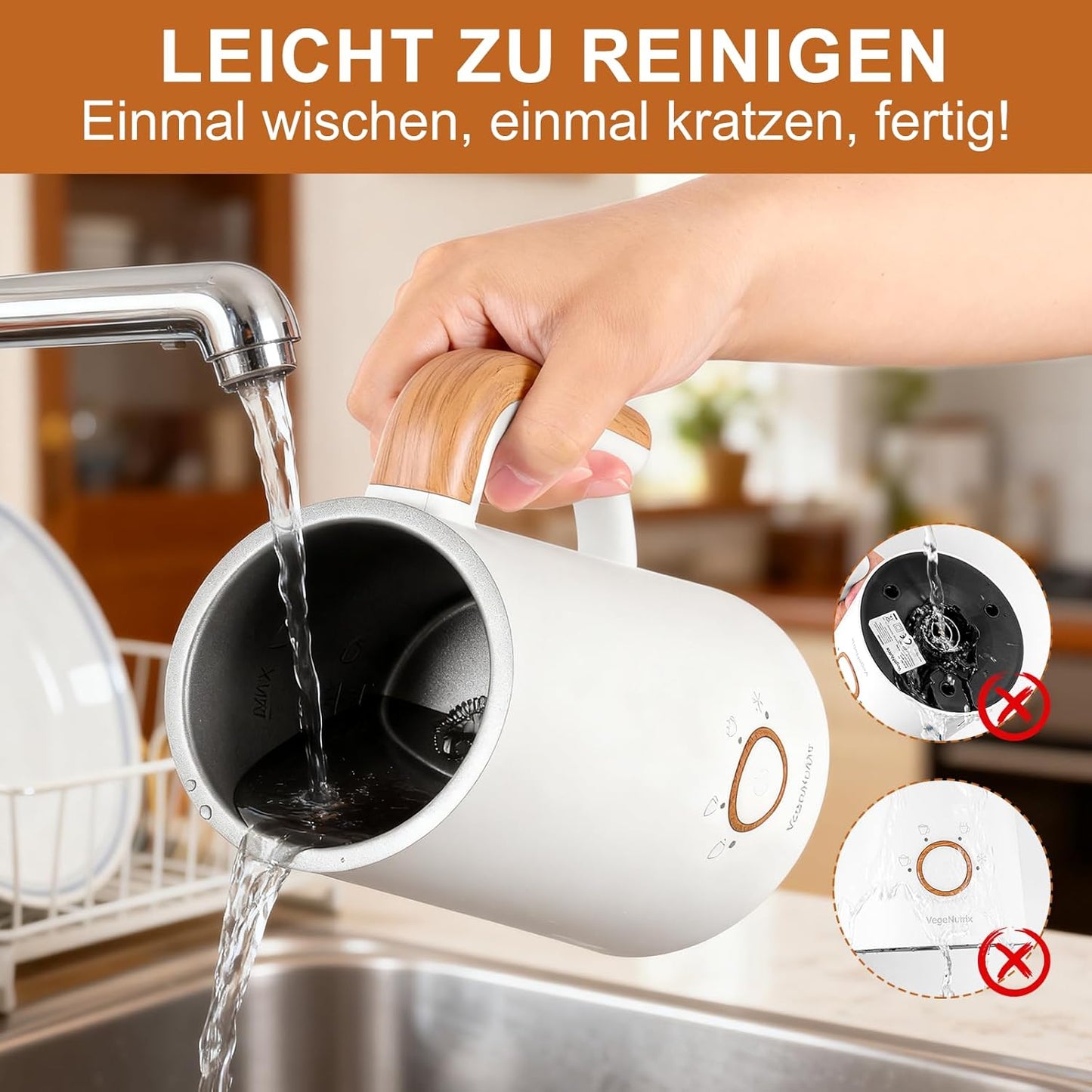 Elektrischer Milchaufschäumer 4-in-1 Set