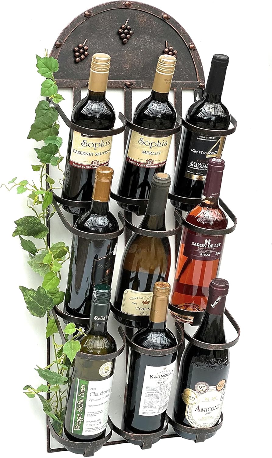 Weinregal für 9 Flaschen