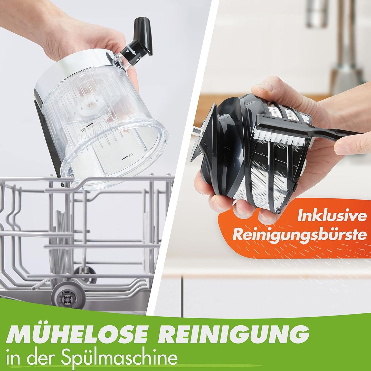 NUTRI-PRESS Entsafter, Black Pepper / Schwarzer Pfeffer