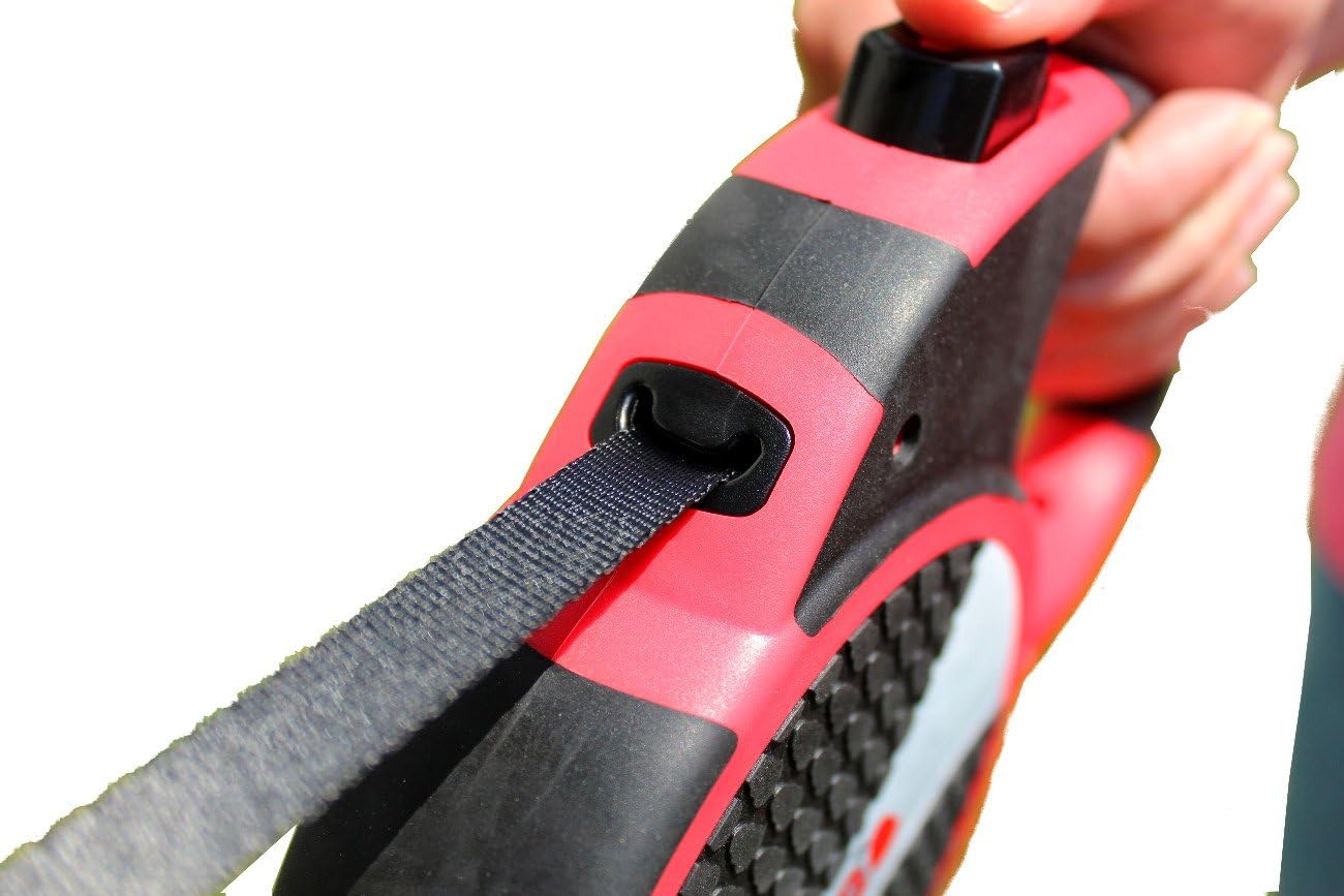 Ausziehbare Hundeleine 5m mit Bremssystem, Terrain L Schwarz