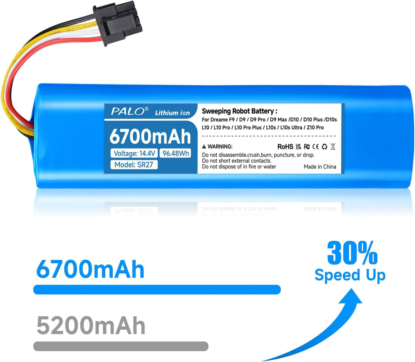 Ersatzakku für Dreame & Xiaomi Saugroboter