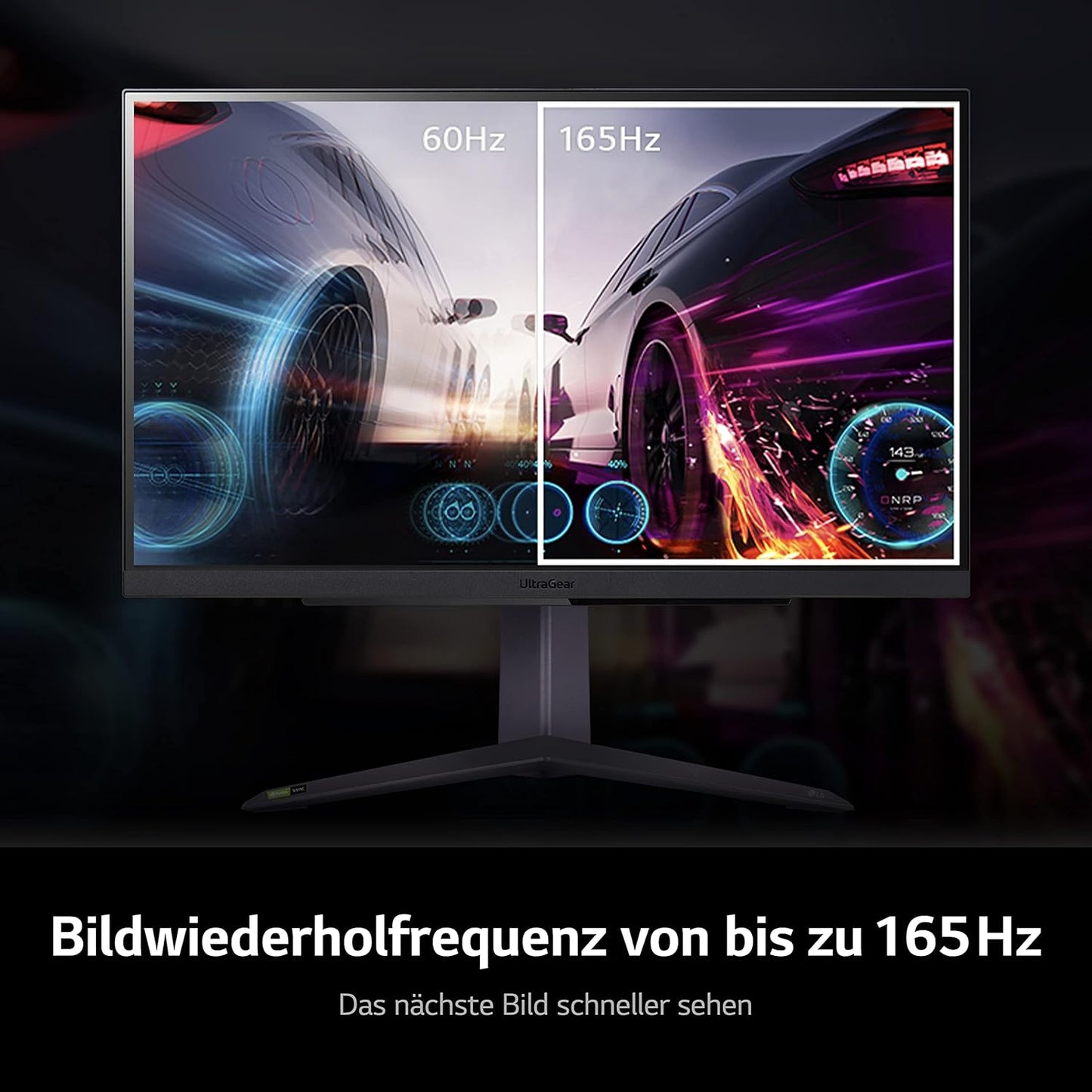 27GR75Q-B UltraGear Gaming Monitor, 27GR75Q-B.AEU