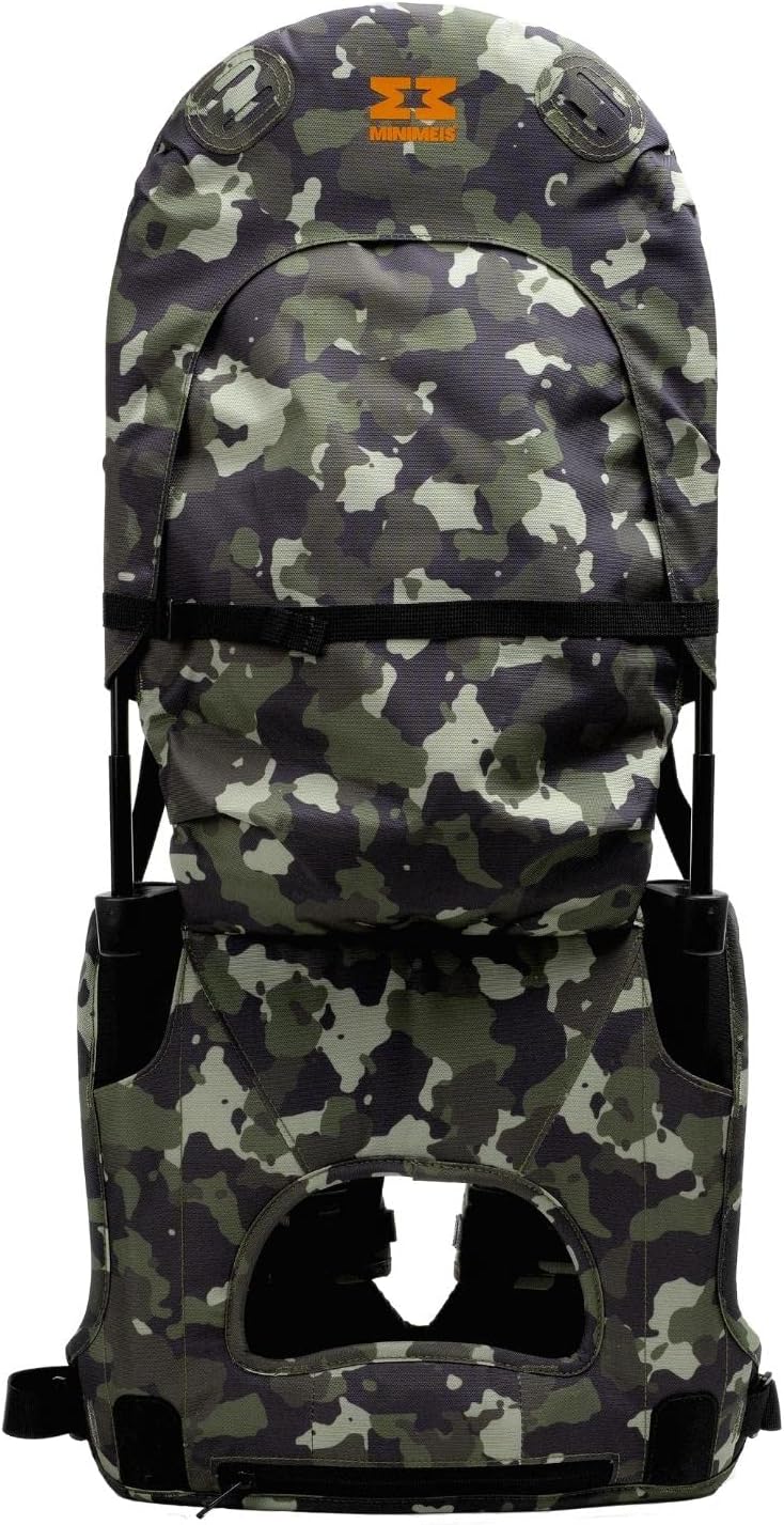 Baby Schultertrage mit Rückenunterstützung, camouflage