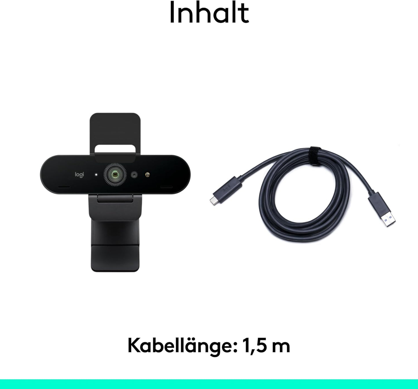 Brio 4K Webcam mit Rauschunterdrückung, Neue Version