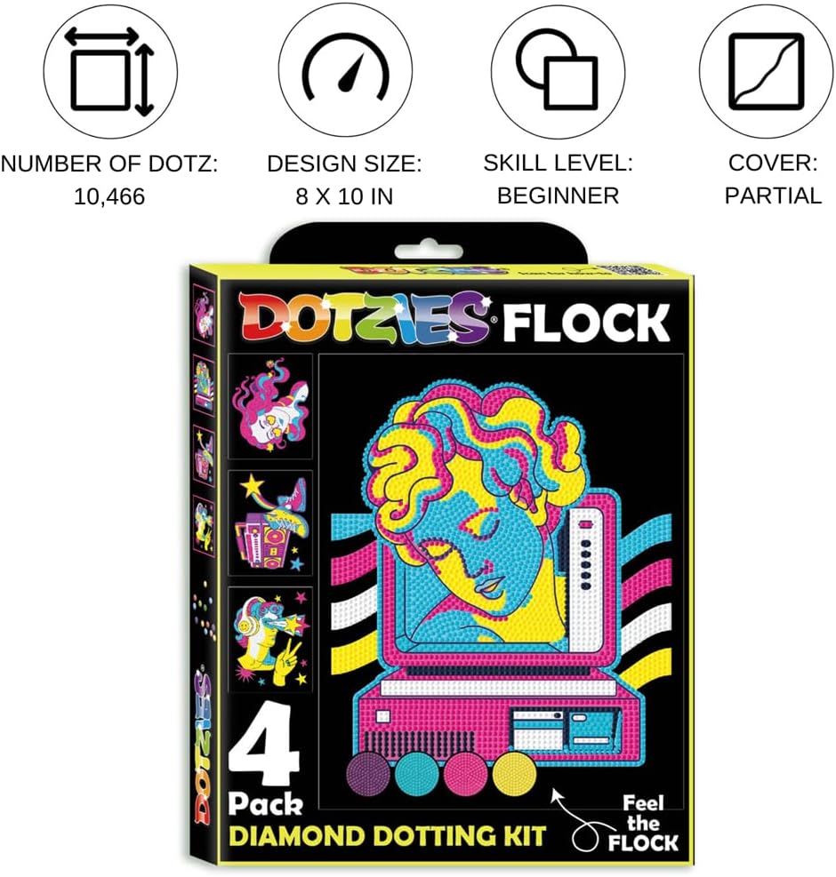 Diamond Painting Neon Retro Klassiker