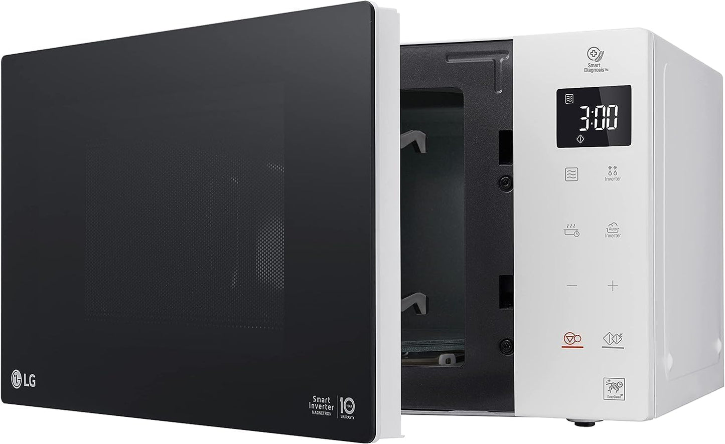 Solo-Mikrowelle mit Smart Inverter (23 L, 28 Programme), 1000 W 23 Weiss